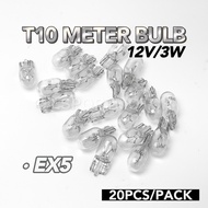 20PCS/PACK 🔥 T10 METER BULB 12V/3W - EX5 / EX5 DREAM MOTORCYCLE