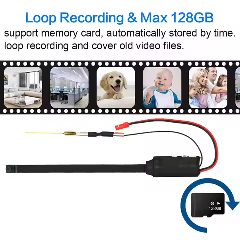 1080P WiFi Mini Camera DIY HD Real-time Security Micro Camcorder P2P Wireless Webcam Loop Recording 