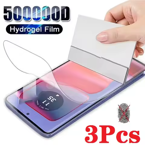 3PCS Hydrogel Film For Motorola Moto Edge 50 Neo G55 G35 G45 G85 S50 2024 G Stylus Ultra Fusion Pro 