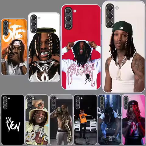 Raper K-King Von Phone Case for Samsung A54 A14 A24 A34 A17 A37 A57 A55 A35 A25 A15 A13 A23 A33 A53 