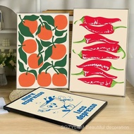 Retro Kitchen Food Cartoon Coffee More Espresso Less Poster  Art  Coffee House Bar Room Geometric, L