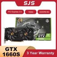 SEJISHI SJS GTX 1660 Super Gaming Graphics Card 6GB 192Bit GDDR6 GTX 1660S Video Card NVIDIA Geforce