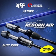 [MSF] Eupro Reborn Air Rod | Joran Pancing Solid Carbon Spinning Freshwater Ultra Light Game Haruan