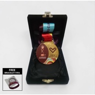 FIFA U-17 World Cup Indonesia 2023 Volunteer Medal 100% Original + Exclusive Box | FIFA Bracelet Bon