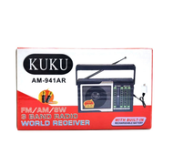 goodmobile AM941AR kuku Rechargeable AM/FM/SW 3 BAND RADIO World receiver