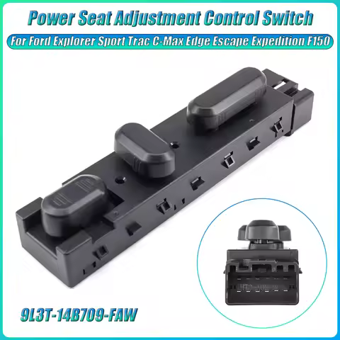 Power Seat Adjustment Control Switch For Ford Explorer Sport Trac C-Max Edge Escape Expedition F150