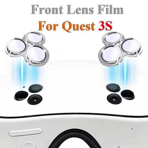 Front Lens Protective Film For OCULUS QUEST 3S VR Lens Cover Anti-Scratch 9H Tempered Glass for Meta