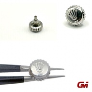 Rolex 6mm Stainless Crown 24-604-0 datejust crown knob