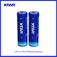 3.6V XTAR 21700 5000mAh rechargeable Li-ion battery suitable for flashlights toys