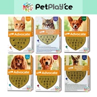 Advocate Cat / Dog Anti Fleas & Earmites w/ Sticker Spot On Meds Elanco