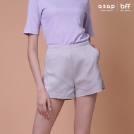 asap Ladies Light Grey Short Pants
