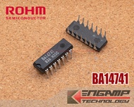 (1ตัว) [IC] BA14741 ROHM (เก่าเก็บขามีคราบออกไซด์บ้าง) Quad OP-AMP