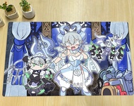 YuGiOh TCG CCG Arianna the Labrynth Servant Board Playmat Trading Card Game Mat Rubber Mouse Pad Zone Free Bag