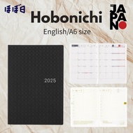 Hobonichi Techo 2025 HON Planner English A6 Size January Start Black