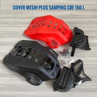 MESIN CRF 150 engine cover plus side crf 150 L/ engine cover crf 150 engine cover plus crf side cove