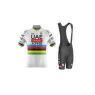 2025 Tour de France uae uae Airlines Fleet Edition Pogacha Rainbow Shirt Short Sleeve Long Sleeve Ro