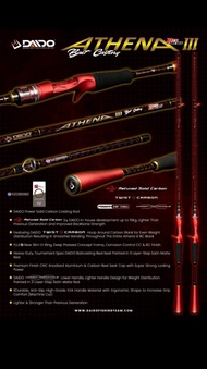 Fishingg Rod/ Joran Pancing Daido Athena III Bait Casting Pro Series
