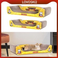 [LovoskiacMY] Cat Scratcher Cardboard Cat Scratch Bed Corrugated Cat Furniture Large Wide Furniture 