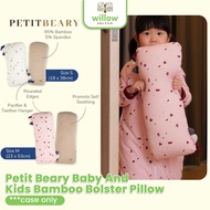 Petitbeary Baby And Kids Bamboo Bolster Pillow Case (Only Case)