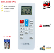 Remote Điều khiển điều hòa Akito 1&2 chiều Inverter - Hàng loại tốt Tặng kèm Pin!!!