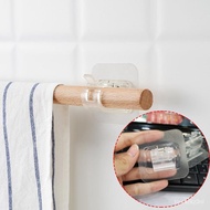 2PCS Nail-free Adjustable Rod Bracket Holder Wall Hanging Rod Curtain Rail Plastic Retaining Clip Bathroom Storage Suppl
