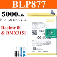 For Realme 8i C30 C31 C35 RMX3151 Battery BLP877 Replacement