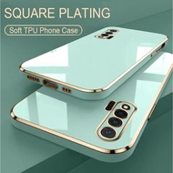 Square Plating Soft Silicone Case For Huawei Nova 6 SE 5T 4 4E 3E 3i 3 4G 5G 2022