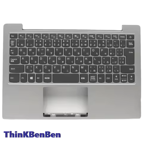 JP Japanese Platinum Grey Keyboard Upper Case Palmrest Shell Cover For Lenovo Ideapad S150 Slim 1 11