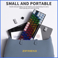 ◙ ◎ ⚠ Zifriend ZA64 Hot Swappable Backlit Mechanical Gaming Keyboard Detachable Type-C Wired keyboa