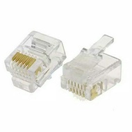 RJ11 RJ12 Connector RJ 11 Pin Telephone Jack 6Pin 6 Pin 6P4C (100 pieces)