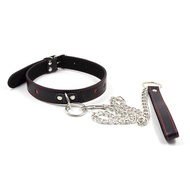 ✲Chain Bondage Slave-Collar Restraints Leash Neck-Cuffs Couples Adult Game Fetish YUELV