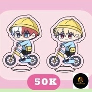Standee MHA Bakugo, Shoto cute preschool cycling | My hero academia