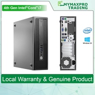 PC i7 HP EliteDesk 800 G1 SFF Intel Core i7 (4th Gen) / 8GB RAM / 480GB SSD / Win 8 Pro (Refurbished
