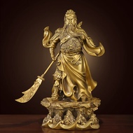 H-66/Guan Gong Statue Decoration Copper Guan Gong Ornament Guan Gong God of Wealth Statue Buddha Statue Guan Yu Guan Er