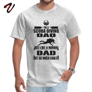 Hawaiian Sleeve Tops T Shirt Round Neck All 6ix9ine Men's T Shirts Scuba Diving Dad Family Tops Shir