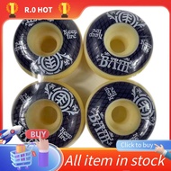 KEEPFIRE 4Pcs Skateboard Wheels 54mm PU Hardness Skate Board 85A Longboard Wheels for Street Longboa