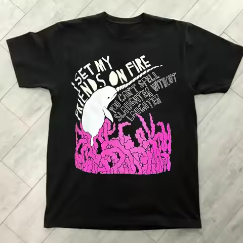 I Set My Friends On Fire Band You Can'T Spell T Shirt Size S 5Xl