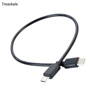 TREA USB C To Micros USB Cord For Data Syncing And Powering Devices 25cm 9 84inch