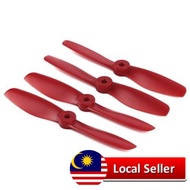 2 PAIR 5045 CCW CW PROPELLER PROP BLADE ACCESSORY FOR MINI MULTIROTOR (RED)