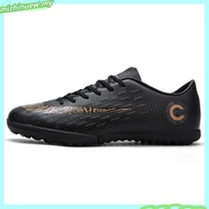 [Ready stock]32-43 Men Soccer Shoes Children FG Football Boots Women Soccer Boots
