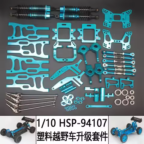 Upgrade Parts Package For RC 1:10 Off-Road Buggy Electric & Nitro Blue HSP 94107/94106 94118 94170 k