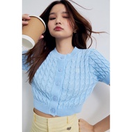 Marry Twisted Top cardigan knit ทอแขนสั้น