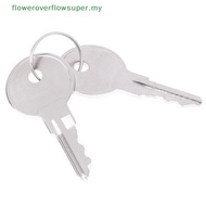 FSMY 2PCS Keychannel CH751 Copper Key Universal Keys For Elevator Lock Control Cabinet Room Car T-Ha