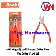 (100% Original)Asaki Diagonal Cutter Pliers / Wire Cutter Pliers 6” AK8148