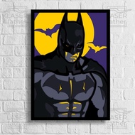 3D Multilayer DC Universe Batman Poster v4