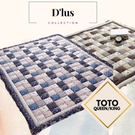 READY STOCK TOTO PATCHWORK COTTON QUEEN & KING TILAM TOTO GEBU 100% COTTON