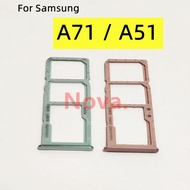 For Samsung Galaxy A71 A51 SIM Card Tray Mobile Phone Part