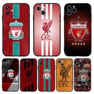 for iPhone 5 5s SE 6 6s 6 7 8 Plus SE X XR XS 17 Air Pro Max Liverpool FC TPU black soft silicone ph