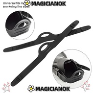 MAGICIANOK Swimming Fin Strap, Durable Adjustable Flippers Fin Strap, Elastic Rubber Fin Flippers St