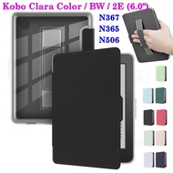 Casing Leather Smart Case for Kobo Libra Color Libra 2 Kobo Clara Color BW 2E N418 N428 N367 N365 N5